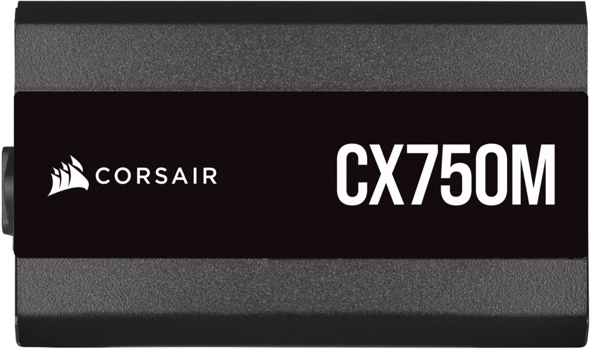 Alt View 18. CORSAIR - CX-M Series CX750M Semi-Modular Low-Noise ATX Power Supply - Black.