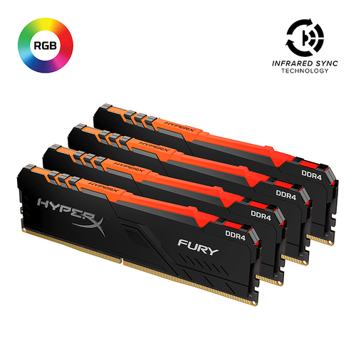 HyperX FURY HX32C16FB3K4/128 128GB Kit (4x32GB) 3200MHz DDR4 DIMM Desktop Memory Kit