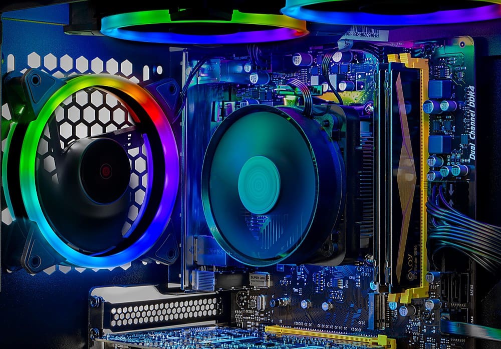 Alt View 5. Skytech Gaming - Shadow 3.0 Gaming Desktop - AMD Ryzen 5 3600 - 16GB Memory - NVIDIA GeForce RTX 3060 12GB - 1TB SSD - Black.