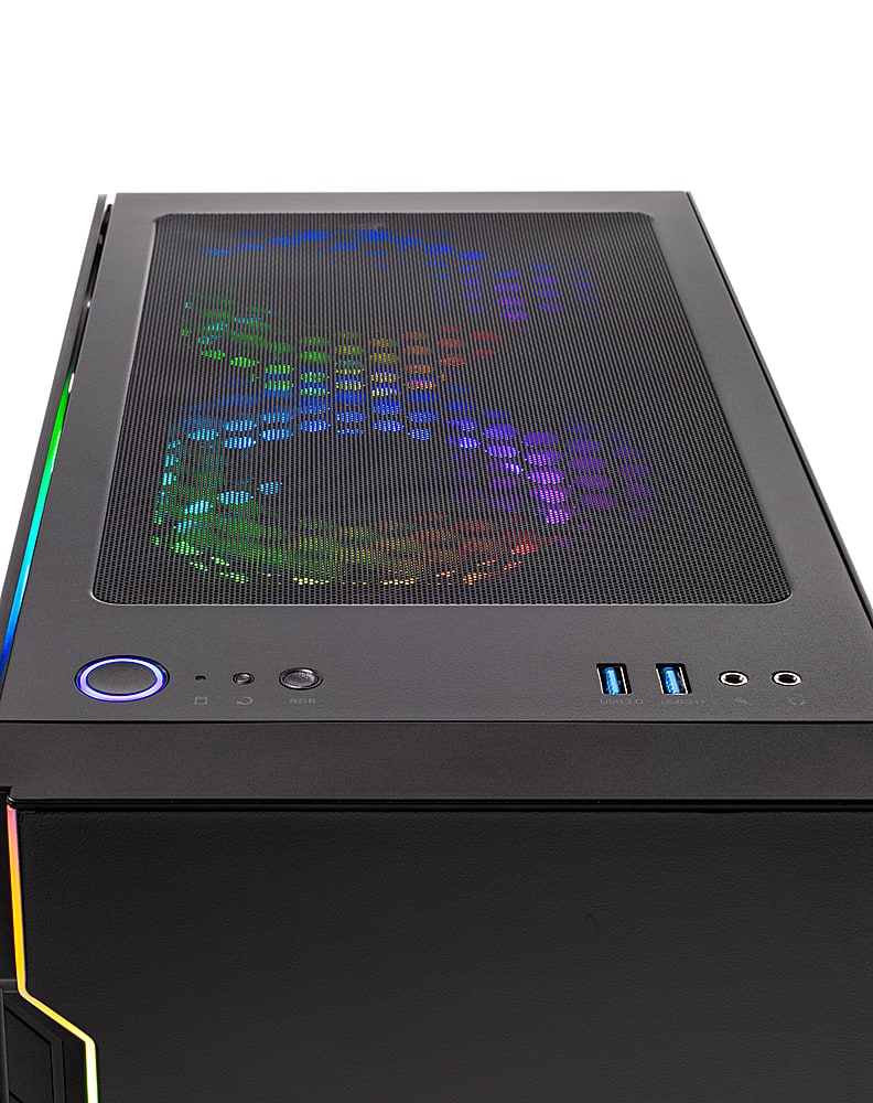 Alt View 6. Skytech Gaming - Shadow 3.0 Gaming Desktop - AMD Ryzen 5 3600 - 16GB Memory - NVIDIA GeForce RTX 3060 12GB - 1TB SSD - Black.