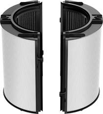 Front. Dyson - Genuine Replacement Filter Combi 360° Glass HEPA and Activated Carbon Filter (HP04-09,TP04-09,TP7A,DP04,PH01-04,PH3A) - Black/White.