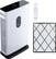 Alt View 19. Shark - Air Purifier 4 with Anti-Allergen Multi-Filter Advanced Odor Lock, 1,000 sq. ft., Smart sensing - White.