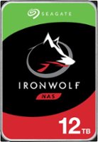 Seagate - IronWolf 12TB Internal SATA NAS Hard Drive with Rescue Data Recovery Services - Front_Zoom
