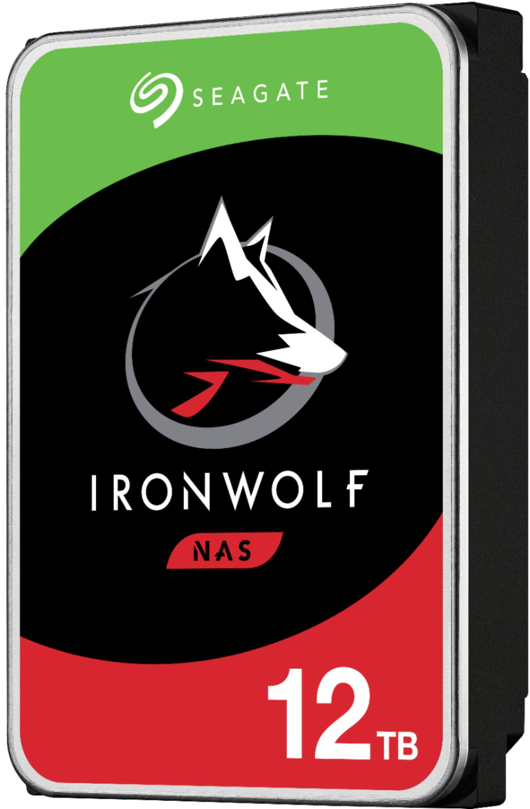 Alt View 1. Seagate - IronWolf 12TB Internal SATA NAS Hard Drive with Rescue Data Recovery Services - Multi.
