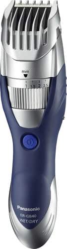 Panasonic - All-In-One Wet/Dry Trimmer - Blue/Silver - Angle