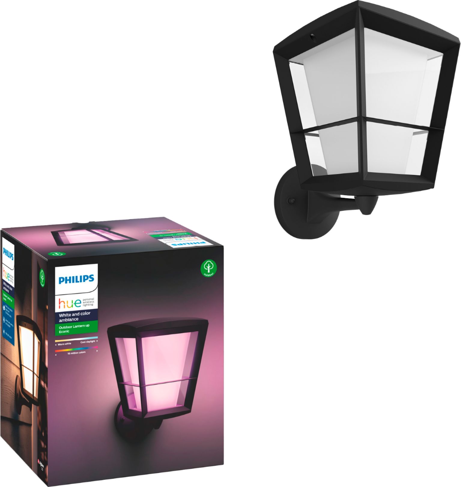 Philips Hue Outdoor Wall Light and Color Ambiance 1743930V7 - Best Buy