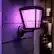 Alt View 11. Philips - Hue Econic Outdoor Wall Light - White and Color Ambiance.