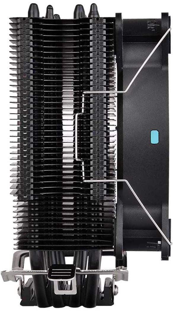 Alt View 13. Thermaltake - UX200 5V Motherboard ARGB Sync 16.8 Million Colors 15 Addressable LED Intel/AMD Universal CPU Cooler - Black.