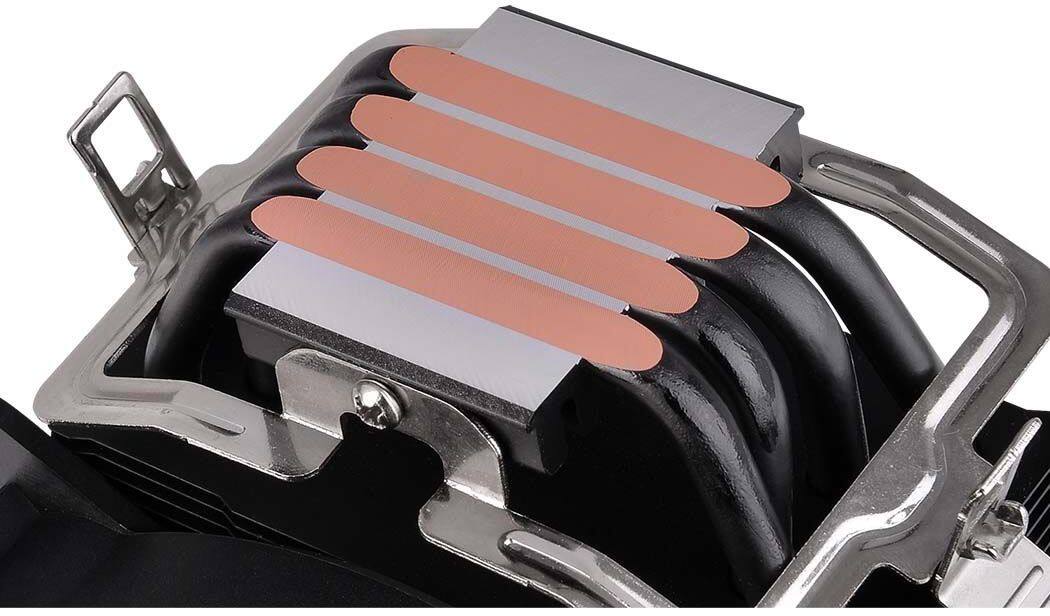 Alt View 15. Thermaltake - UX200 5V Motherboard ARGB Sync 16.8 Million Colors 15 Addressable LED Intel/AMD Universal CPU Cooler - Black.