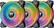 Front. Thermaltake - Riing Quad 120mm 16.8 Million RGB Color 4 Light Rings 54 Addressable LED 9 Blades Hydraulic Bearing Case Fan (3-Pack) - Black.