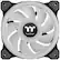 Alt View 13. Thermaltake - Riing Quad 120mm 16.8 Million RGB Color 4 Light Rings 54 Addressable LED 9 Blades Hydraulic Bearing Case Fan (3-Pack) - Black.