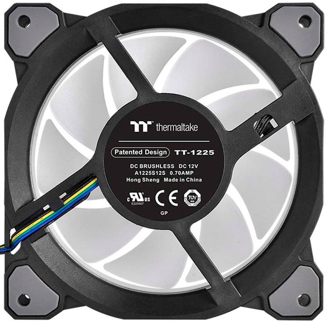 Alt View 14. Thermaltake - Riing Quad 14 RGB Cooling Fan (3-Pack) - Black.