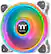 Alt View 11. Thermaltake - Riing Quad 14 RGB Radiator Fan TT Premium Edition (3-Pack) - White.