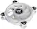 Alt View 13. Thermaltake - Riing Quad 14 RGB Radiator Fan TT Premium Edition (3-Pack) - White.