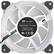Alt View 14. Thermaltake - Riing Quad 14 RGB Radiator Fan TT Premium Edition (3-Pack) - White.
