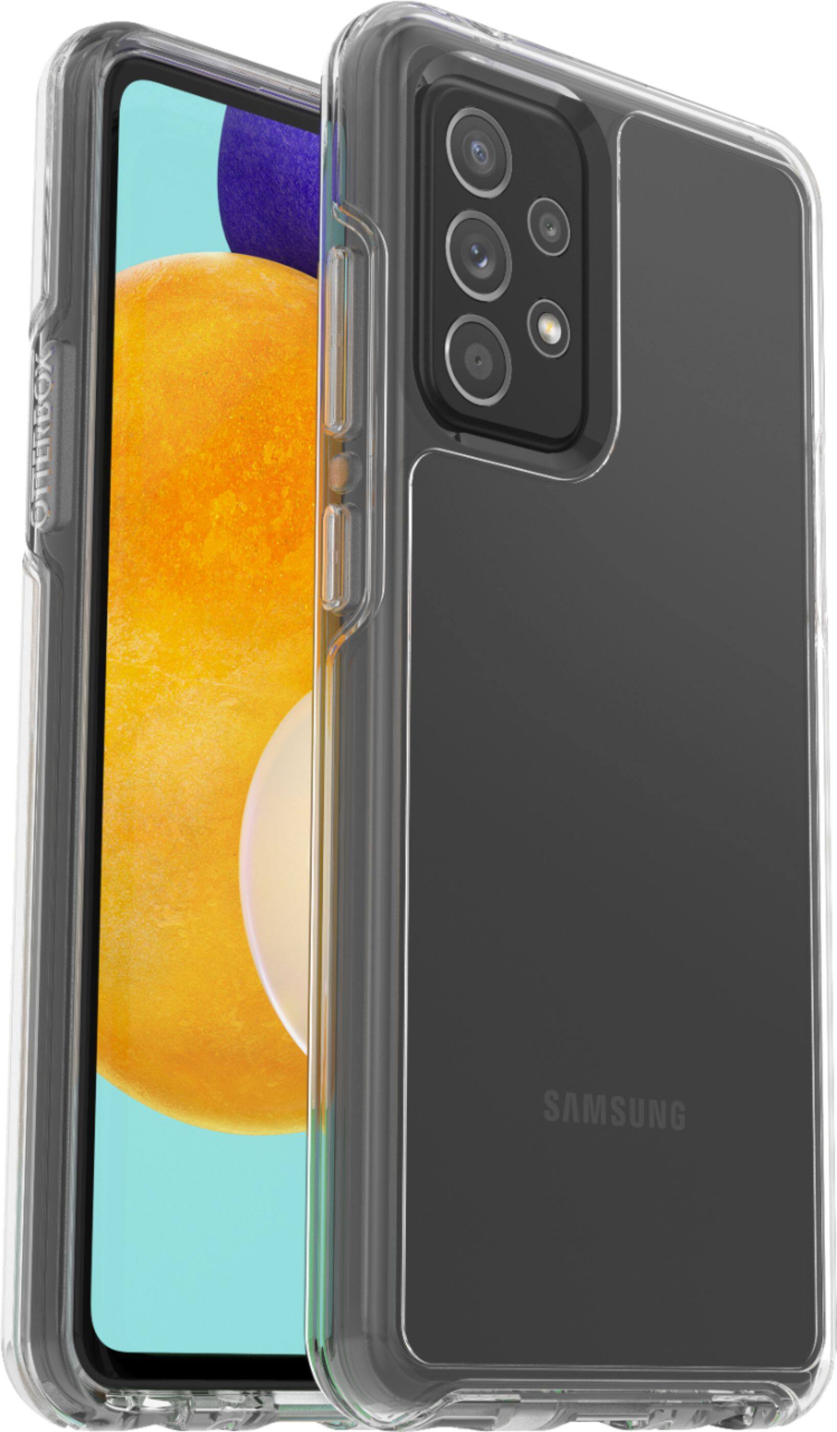 Angle. OtterBox - Symmetry Series Clear for Samsung Galaxy A52 5G - Clear.