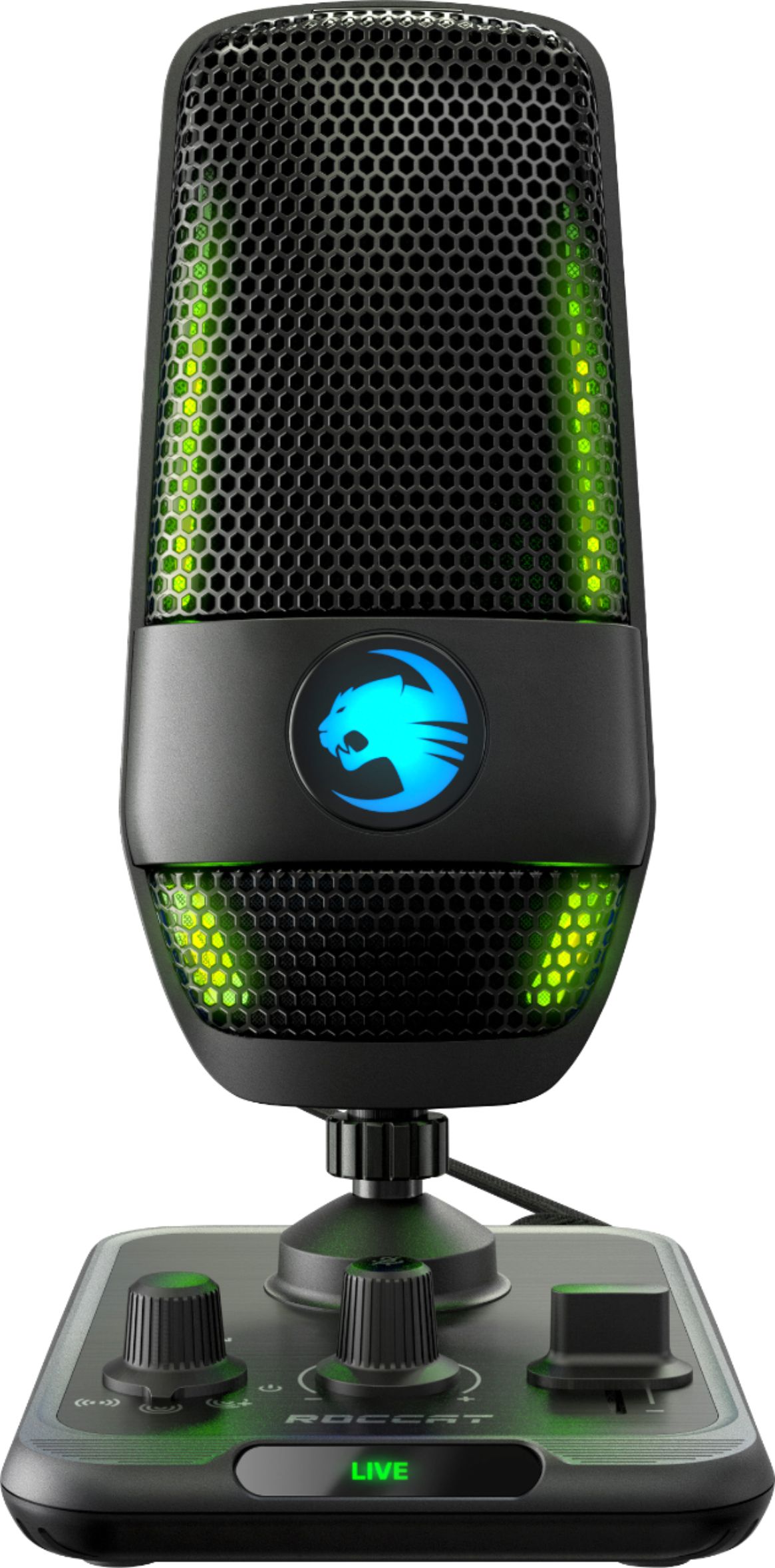 Best Buy: ROCCAT Torch 24-Bit Studio-Grade RGB USB Microphone with