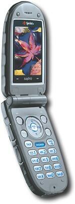 Angle Standard. Sanyo - Dual-Band Tri-Mode PCS Vision Ready Link Cell Phone (Sprint).
