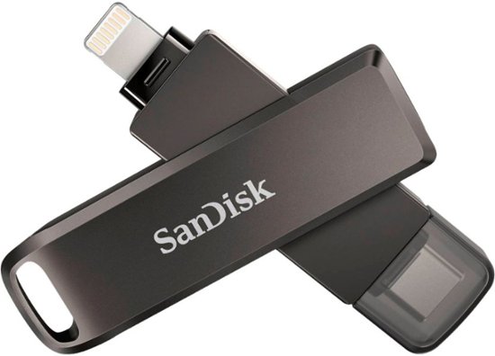 SanDisk 64GB iXpand Flash Drive Luxe for iPhone Lightning and 