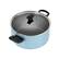 Alt View 16. Farberware - Dishwasher Safe Aluminum Nonstick Cookware Pots and Pans Set 15-Piece - Aqua.