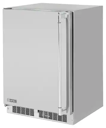 Angle. Lynx - Professional 24" Outdoor Beverage Dispenser - Silver.