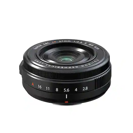 Front. Fujifilm - XF27mmF2.8 R WR Lens - Black.