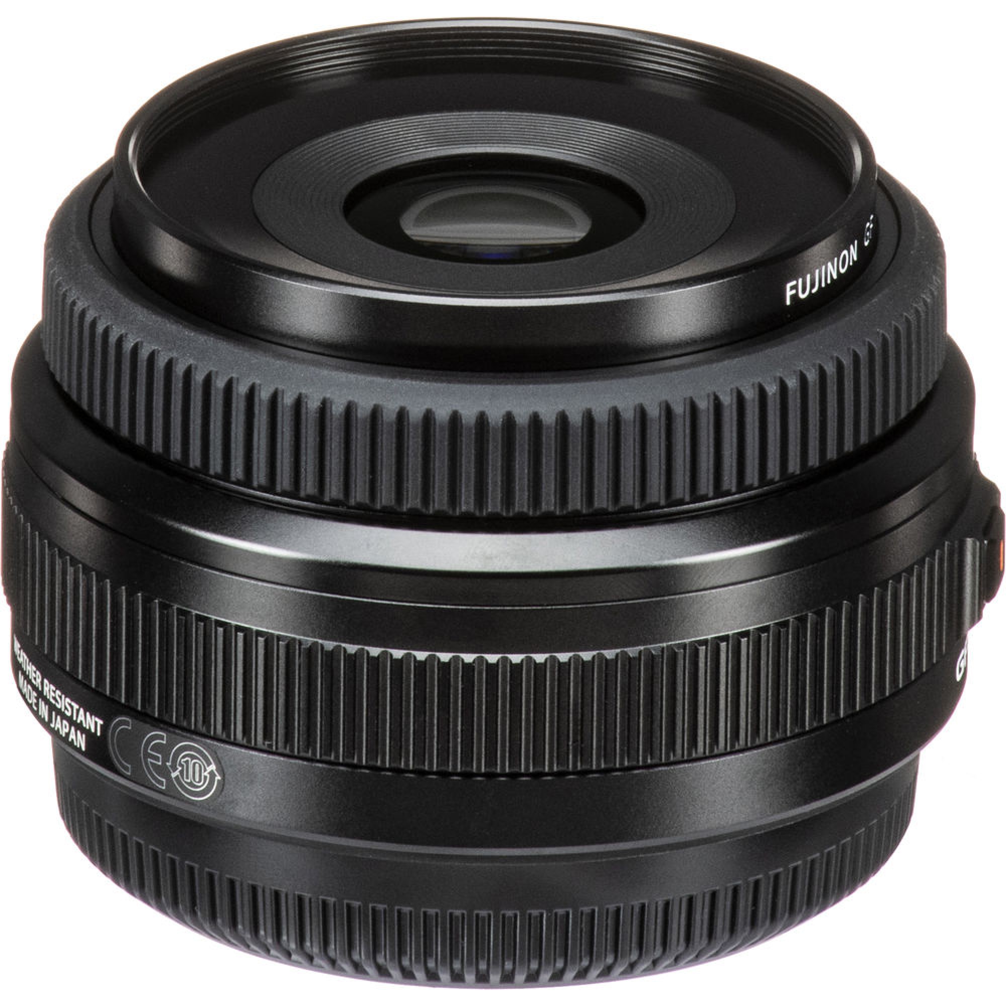 Left View: Fujifilm - GF50mm3.5 R LM WR Lens - Black