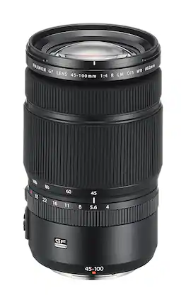 Front. Fujifilm - GF45-100mmF4 R LM WR Lens - Black.