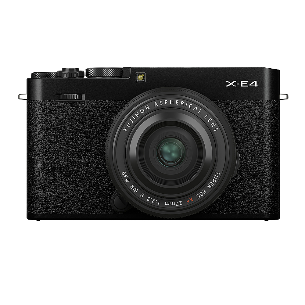Gelijkmatig Vol Teken een foto Best Buy: Fujifilm X-E4 Mirrorless Camera with XF27mmF2.8 R WR Lens Black  16673885