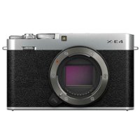 Fujifilm - X-E4 Mirrorless Camera Body Only - Silver - Front_Zoom