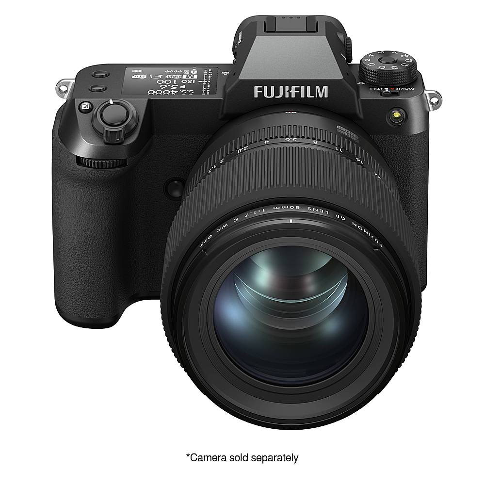 Fujifilm GF80mmF1.7 R WR Lens Black 600022103 - Best Buy