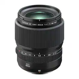 Fujifilm - GF80mmF1.7 R WR Lens - Black