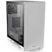 Thermaltake - S300 Tempered Glass Mid Tower Case - White - Front_Zoom