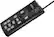 Alt View 14. Best Buy essentials™ - 12 Outlet/2 USB 1200 Joules Surge Protector Strip - Black.