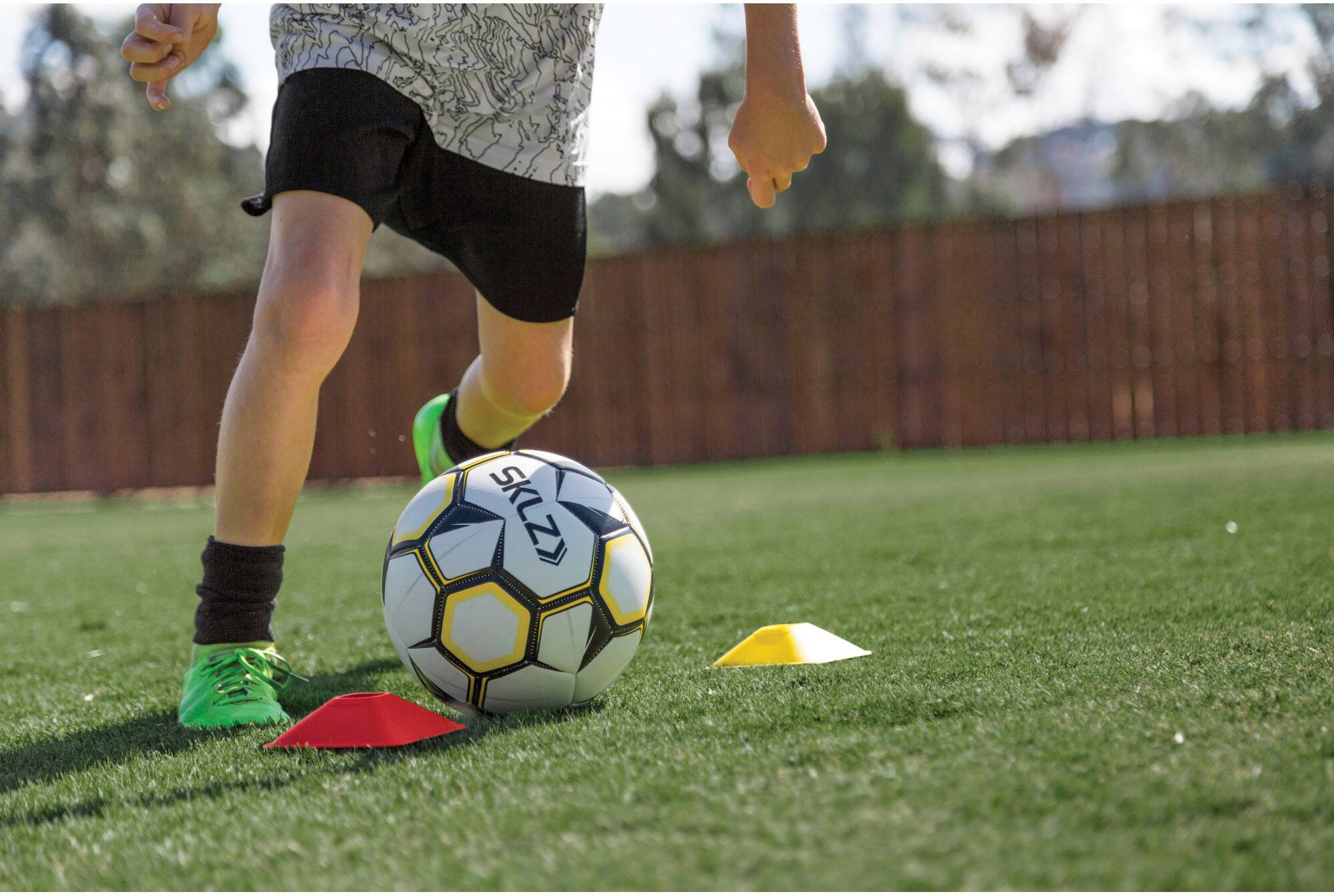 Alt View 11. SKLZ - Mini Cones for Agility and Plyometric Training, 20 Pack - Red.