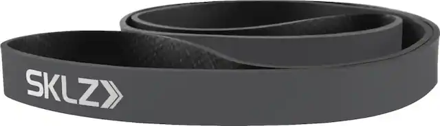 Front. SKLZ - Professional Grade Resistance Bands (40-Inch), Heavy - Black.