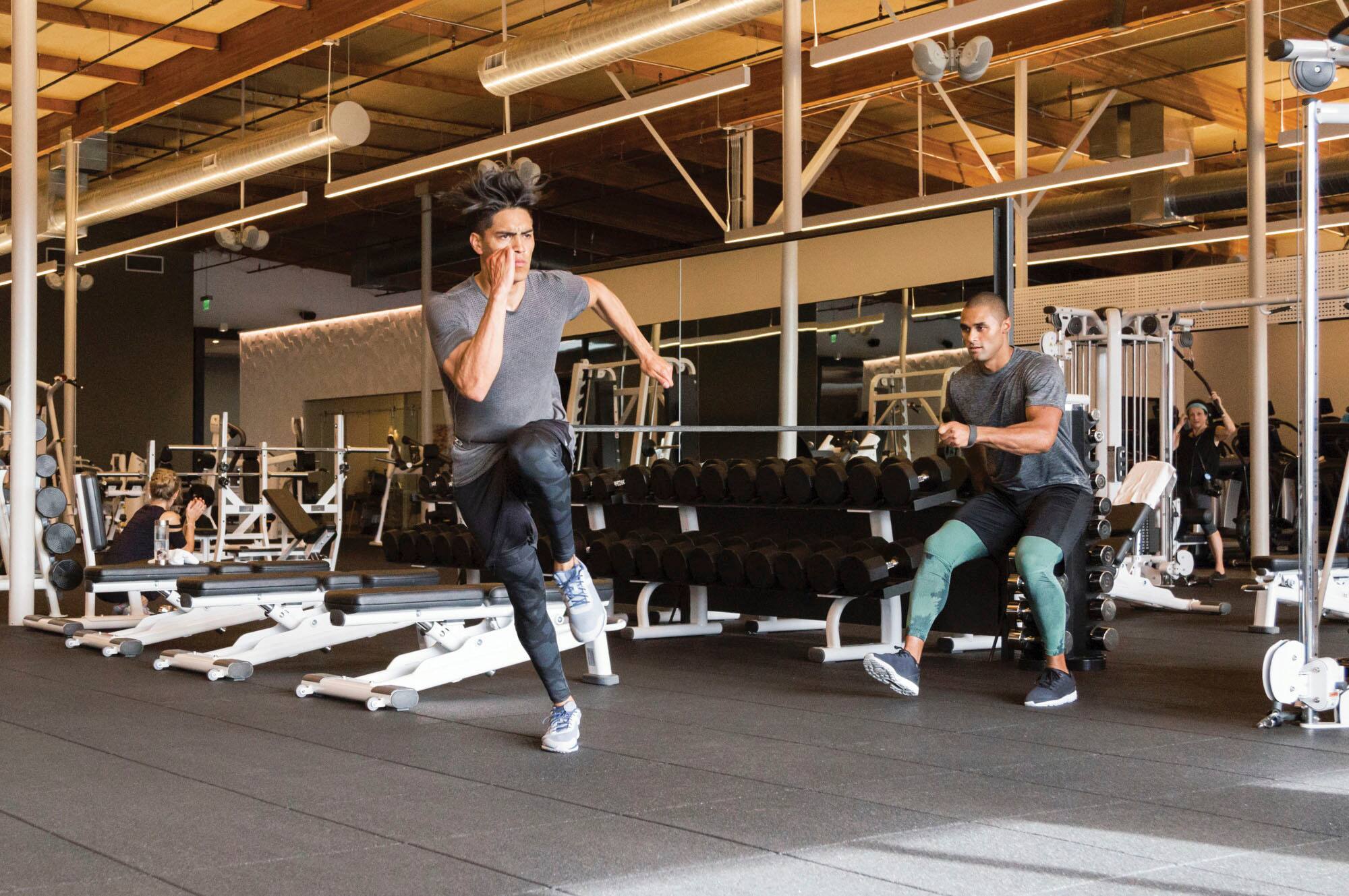 Left. SKLZ - Professional Grade Resistance Bands (40-Inch), Heavy - Black.