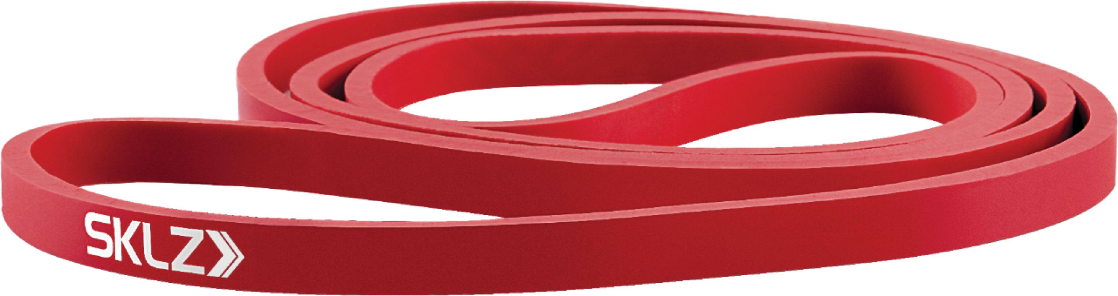 Front. SKLZ - Professional Grade Resistance Bands (40-Inch), Medium - Red.