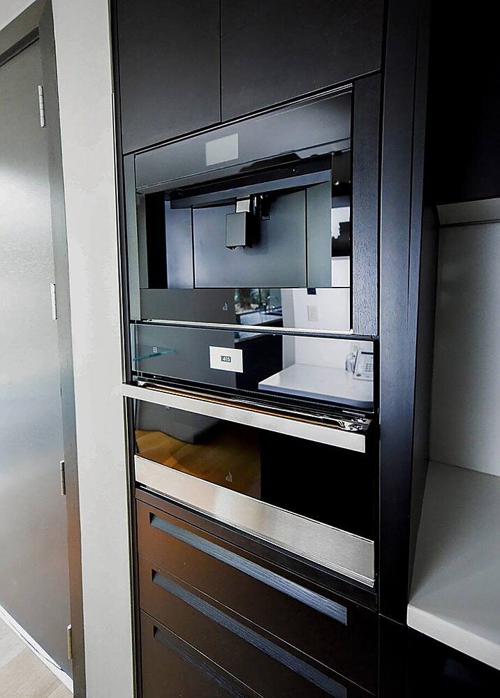 Alt View 11. JennAir - 27" or 30" Side Trim Cover Kit for Built-In Single Oven, Microwave, or Coffee Machine - Black.