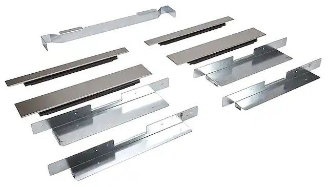 Front. JennAir - 30" Side Trim Kit for Built-In Single Oven, Double Oven, or Microwave Oven Combination - Stainless Steel.