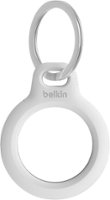 Belkin - Secure Holder with Key Ring for Apple Airtag - White - Front_Zoom