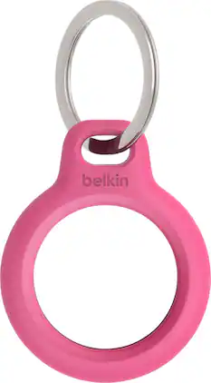 Belkin - Secure Holder with Key Ring for Apple Airtag - Pink