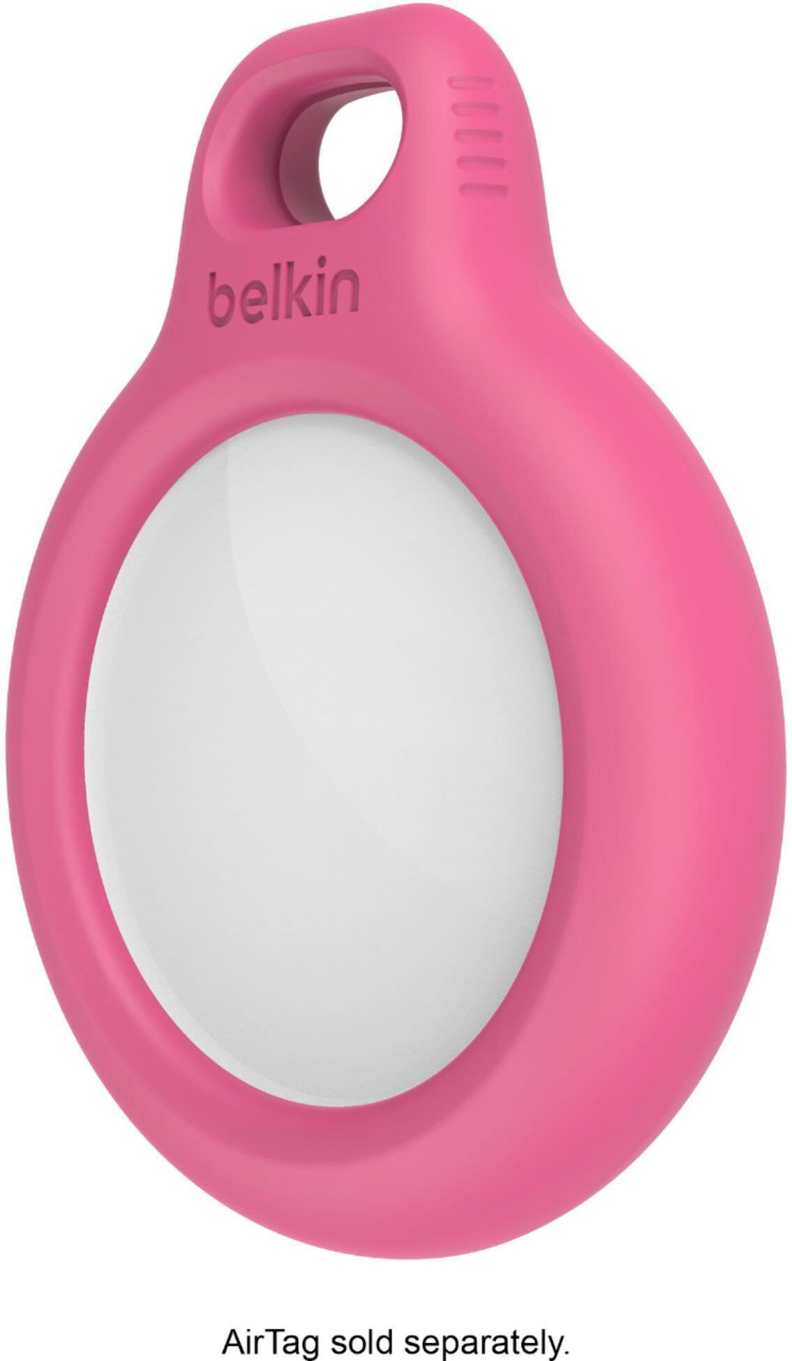 Alt View 12. Belkin - Secure Holder with Key Ring for Apple Airtag - Pink.