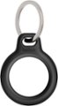 Front Zoom. Belkin - Secure Holder with Key Ring for Apple Airtag - Black.