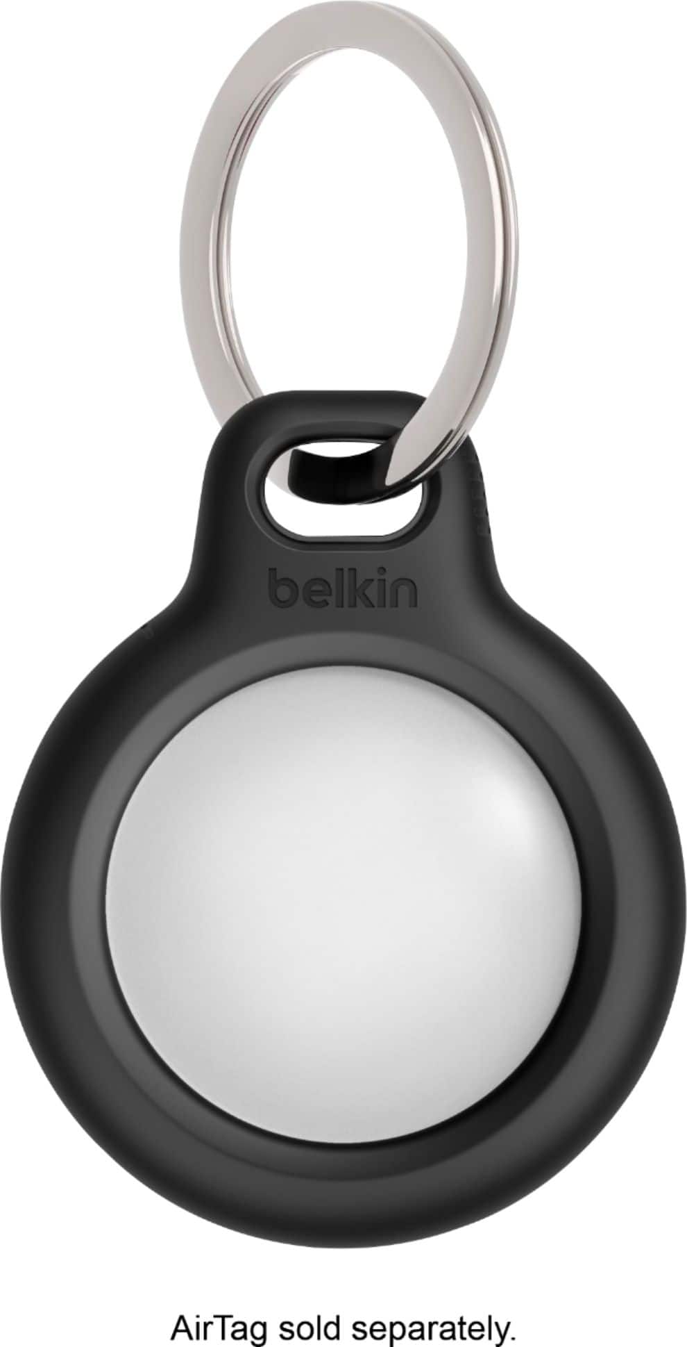 Alt View 18. Belkin - Secure Holder with Key Ring for Apple Airtag - Black.
