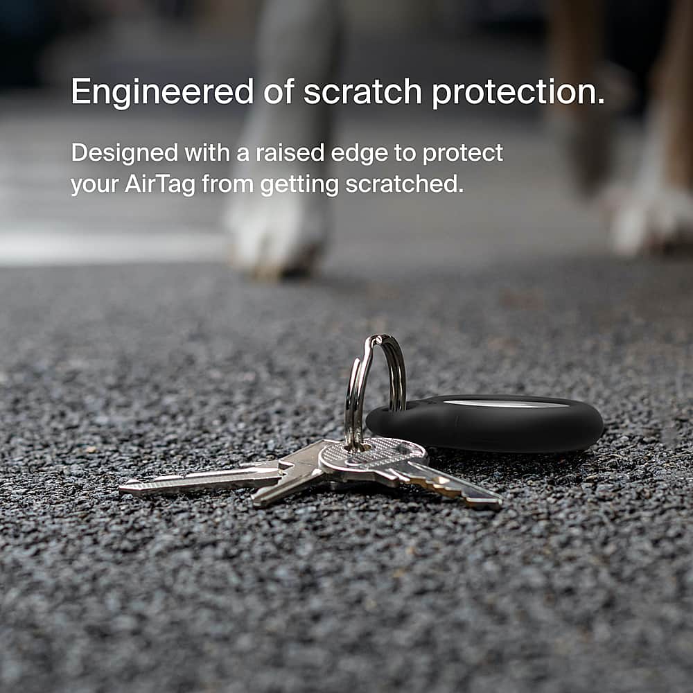Engineered for scratch protection. Designed with a raised edge to protect your AirTag from getting scratched.