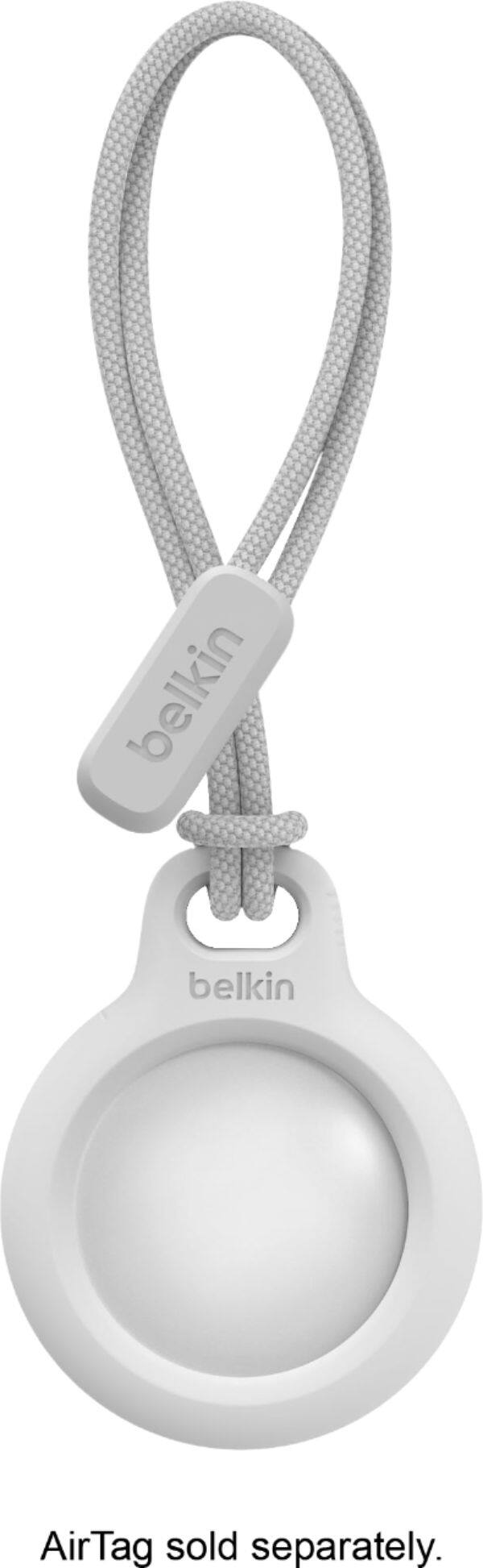 Alt View 12. Belkin - Secure Holder with Strap for AirTag - White.