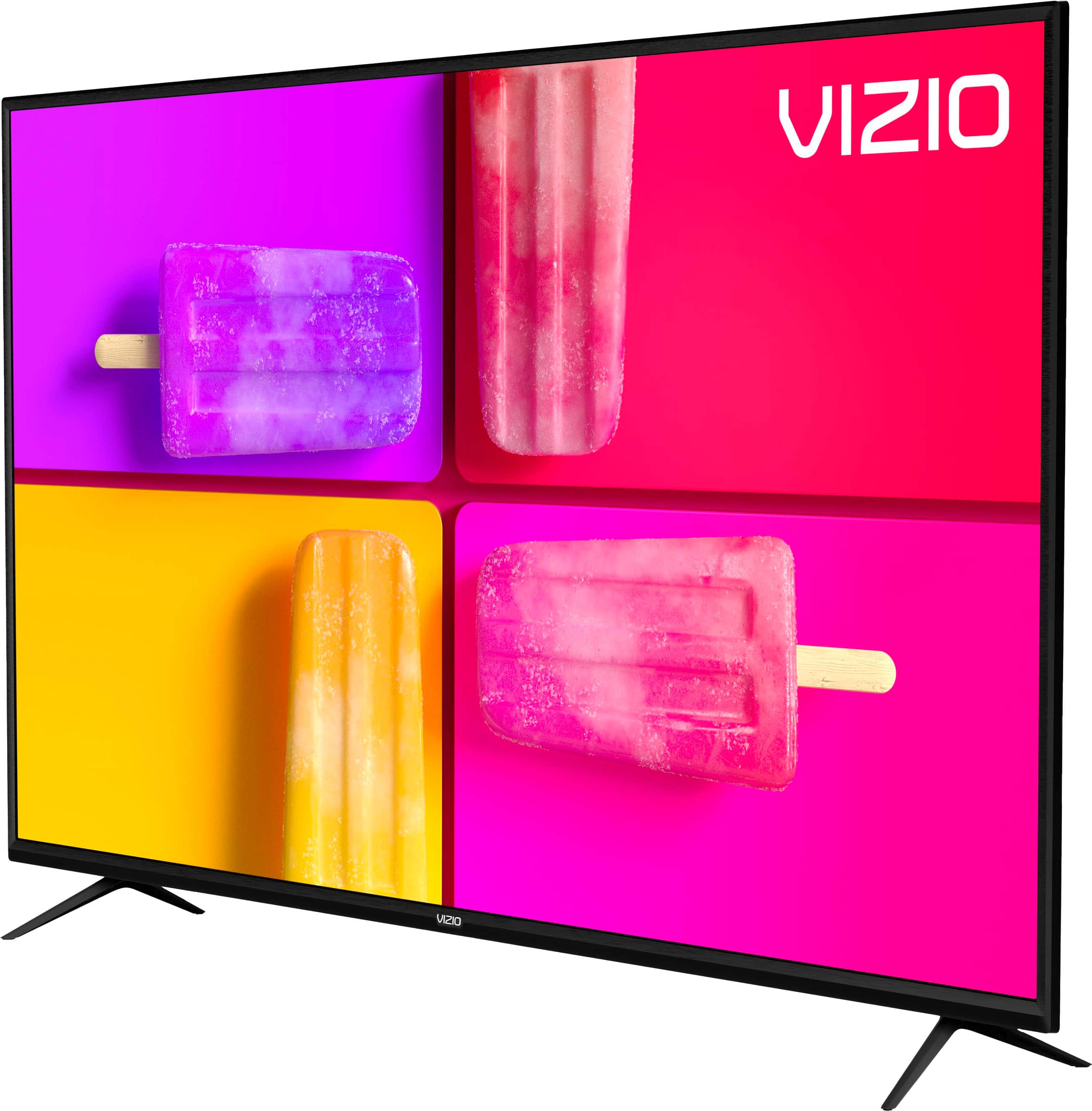 Left. VIZIO - 65" Class V-Series LED 4K UHD Smart TV - Black.