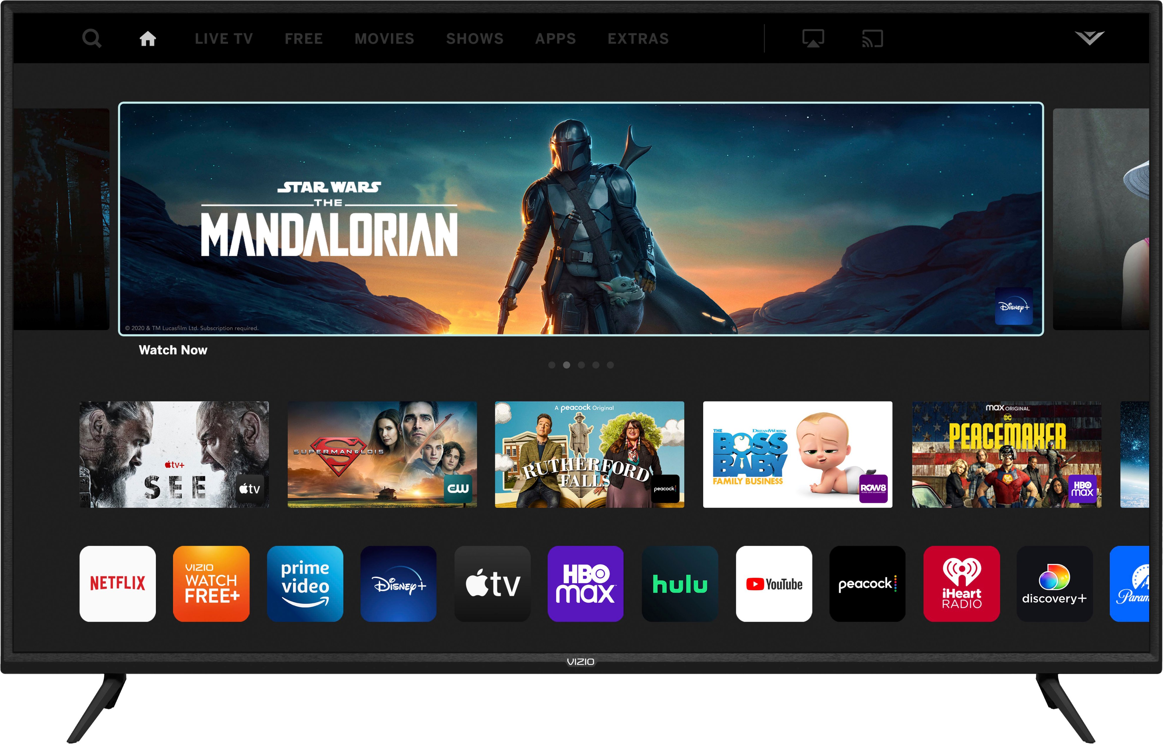 how do i search for apps on my vizio smart tv