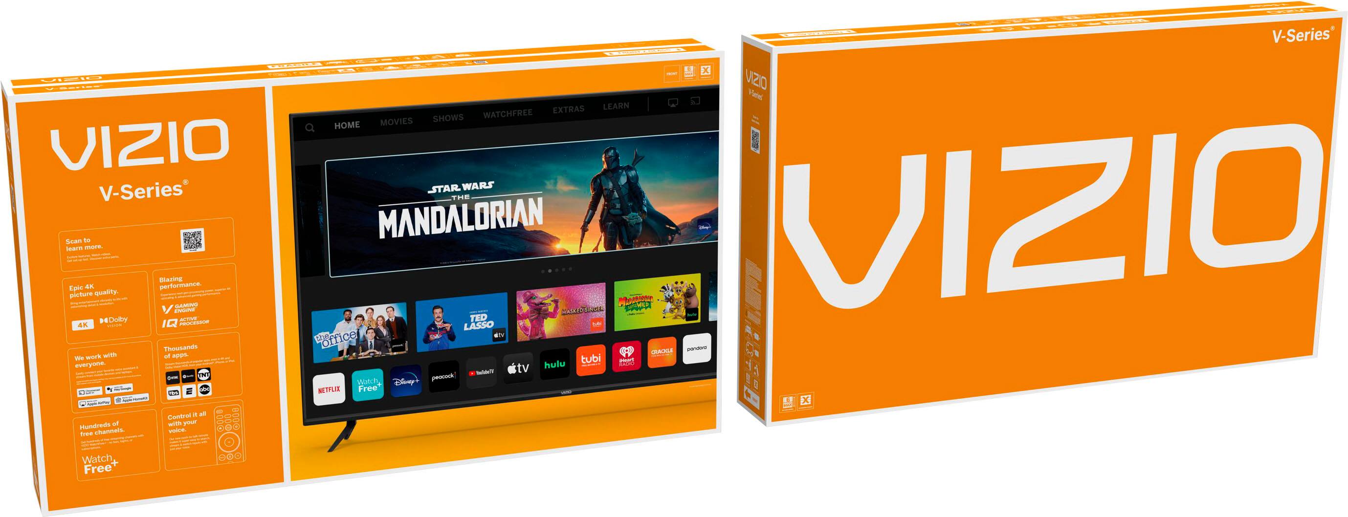 Alt View 13. VIZIO - 65" Class V-Series LED 4K UHD Smart TV - Black.